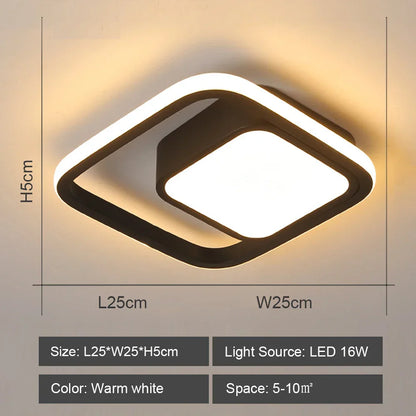 Decorbites™ LED-Deckenleuchter: Moderne Innenbeleuchtung für Zuhause, Schlafzimmer, Küche und Wohnzimmer