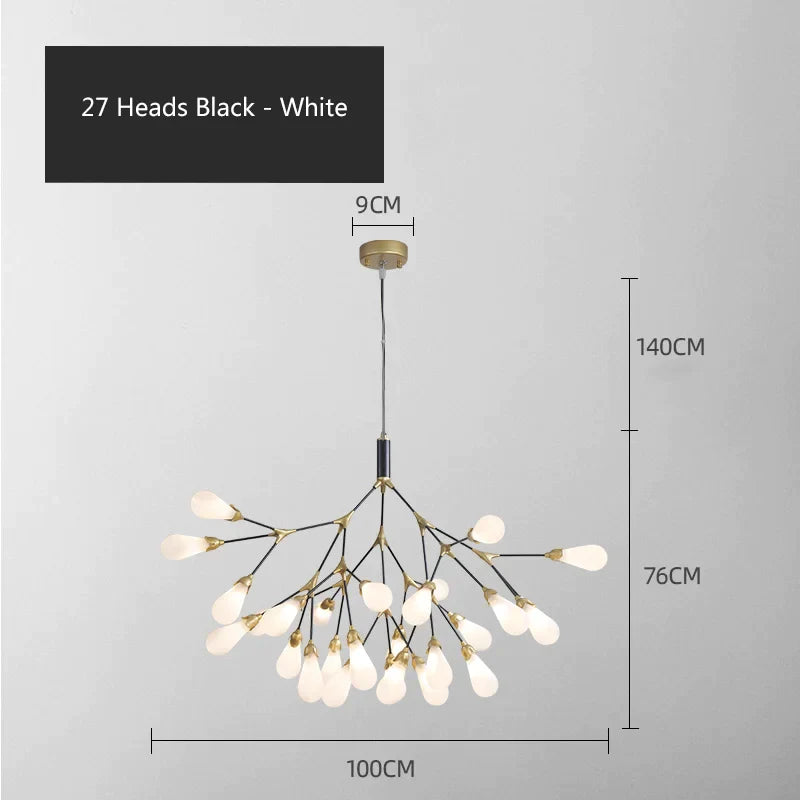 Decorbites™ Elegante Leuchtkäfer-Lüster – Luxuriöse nordische Beleuchtung für Schlafzimmer & Restaurant