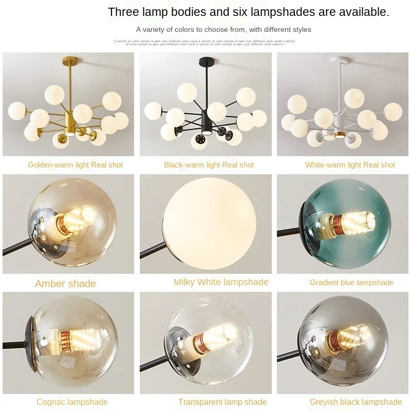 Gold Branch Modern Chandelier