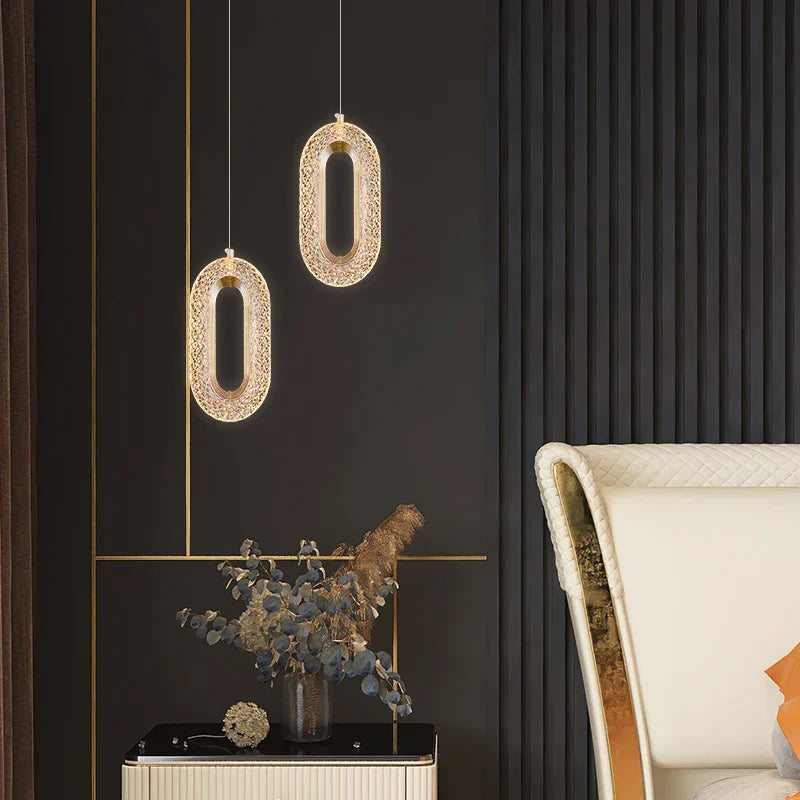 Decorbites™ Duplex-Kristall-Leuchter: Luxuriöse ausbalancierte Pendelleuchte für das Wohnzimmer der Villa & Treppenhaus