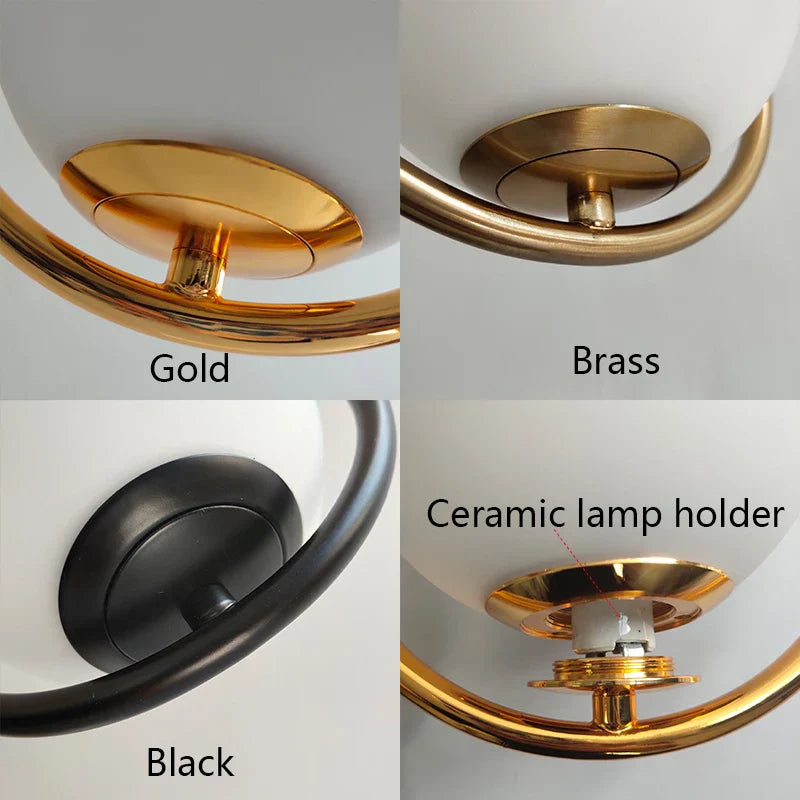 Decorbites™ Glas-Kugelleuchter | Moderne nordische LED-Hängeleuchte für Esszimmer und Bar