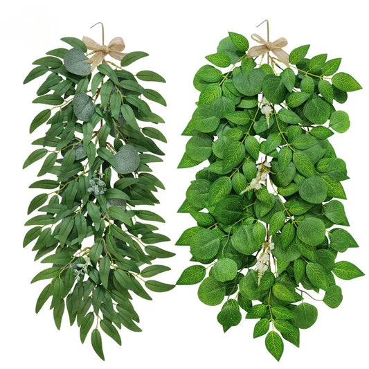 Decorbites™ Eukalyptus-Künstliche Blumenstrauß Hochzeit Heimdekoration Falsche Pflanze