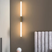 Gold Tube LED Sconce