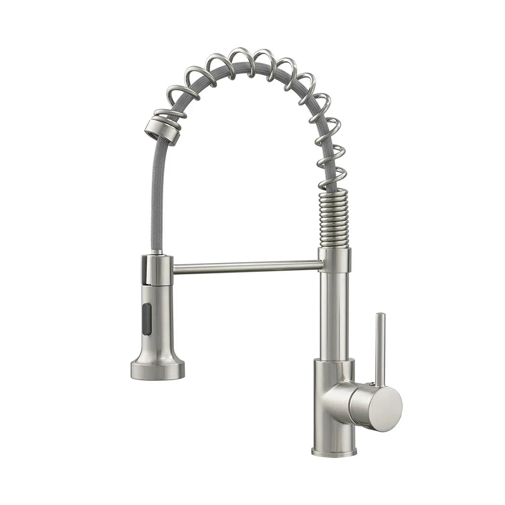 Decorbites™ Küchenarmatur: Nickel-Waschbeckenmischer, Chrom-Waschbeckenhahn, Drehbarer Wasserhahn für moderne Haushalte