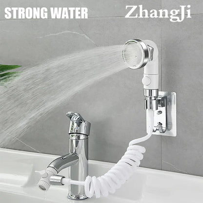 DecorBites™ 3 Modes White Water Faucet Handheld Shower Nozzle for Bathroom and Kitchen