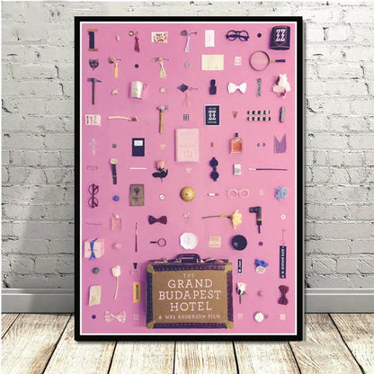 DecorBites™ Grand Budapest Hotel Minimalist Wall Poster for Stylish Home Decor