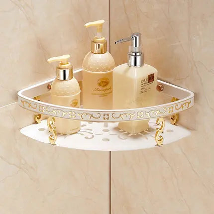 DecorBites™ Bath Hardware Set: Shelf, Towel Rack, Holder, Brush Holder, Towel Hanger, Hooks