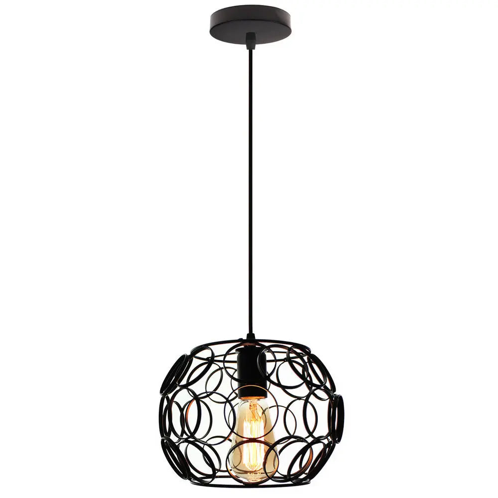 Decorbites™ Industrielle Eisenleuchten Hängelampen Moderner Metallkäfig E27 LED Hängelampe für Zuhause & Restaurant