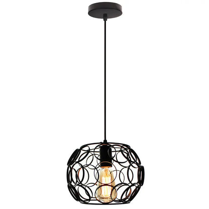 Decorbites™ Industrielle Eisenleuchten Hängelampen Moderner Metallkäfig E27 LED Hängelampe für Zuhause & Restaurant