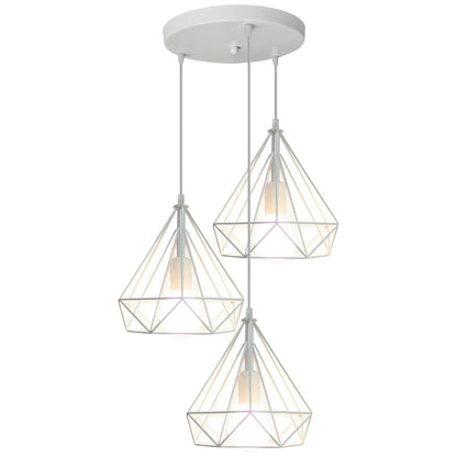 Decorbites™ Industrielle LED-Hängeleuchte Vintage Loft Käfig Pendellampe für die Einrichtung zu Hause