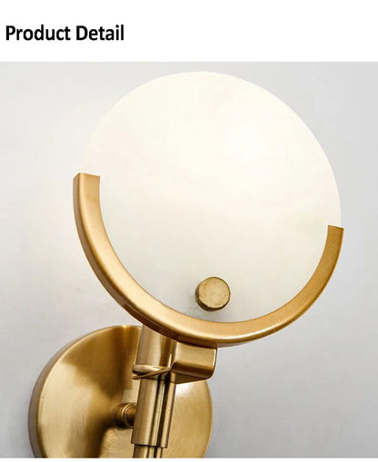 Decorbites™ Kreative Marmor Wandlampe: Neuer nordischer minimalistischer Lichtluxus für Wohnzimmer, Schlafzimmer, Flur.