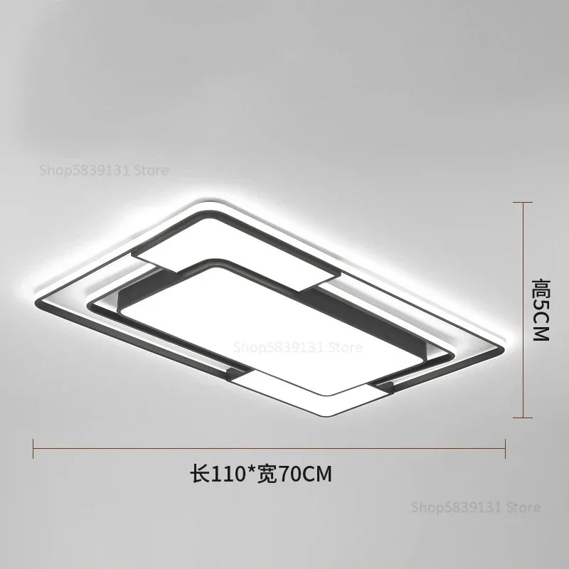 Decorbites™ Geometrische LED-Deckenleuchte: Moderne nordische Lichtluxus für die Wohnzimmerdekoration