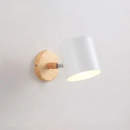 DecorBites™ LED Wood Wall Sconce Modern E27 Base Fixture for Aisle Lighting