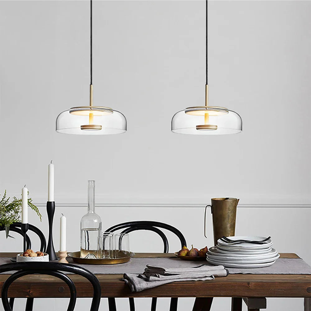 Decorbites™ Glas-Hängeleuchten LED Moderner Esszimmer Nordischer Restaurant-Hängelampe