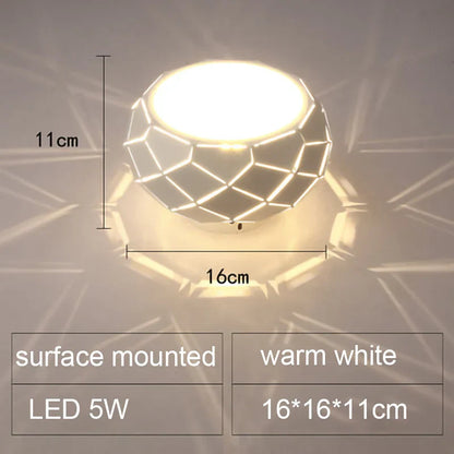 Decorbites™ LED-Deckenleuchte: Simplicity 5W 12W dimmbare Zylinderlampe für Gang Korridor