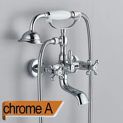 Decorbites™ Zweihandgriff Luxus-Badewannenarmatur mit Handbrause-Mischer