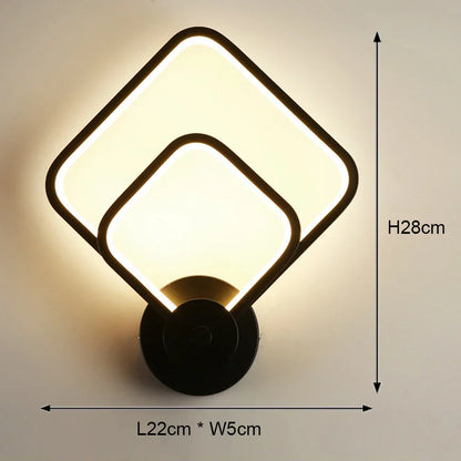 Decorbites™ LED Wandlampe: Moderne Nachttischlampe für das Schlafzimmer, Wandleuchte für das Wohnzimmer, Beleuchtung für die Hausdekoration