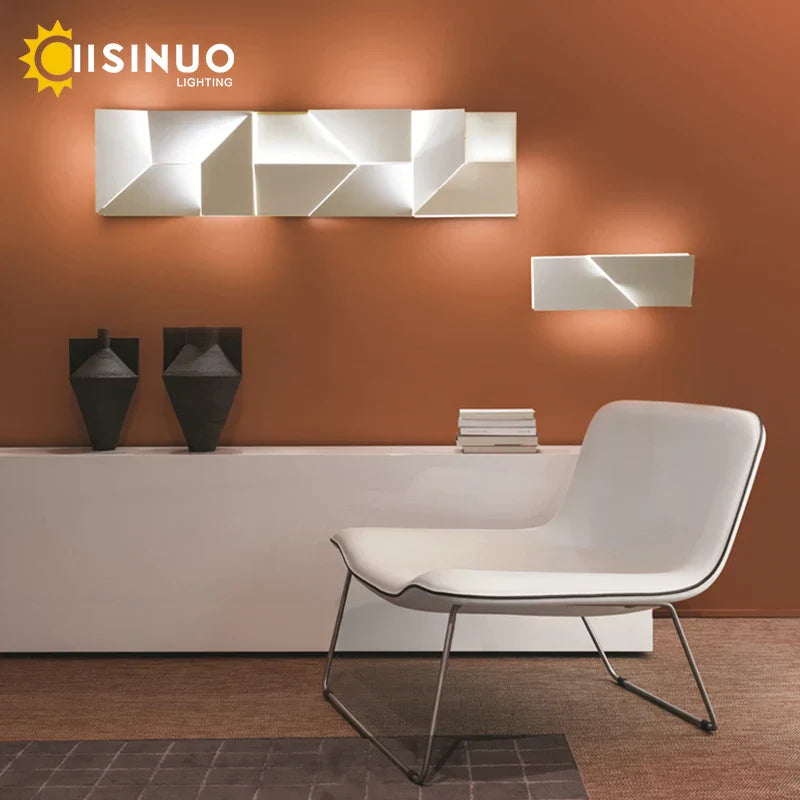 DecorBites™ Geometric Art Indoor Wall Lamp for Bedroom Living Room Staircase Home Decor