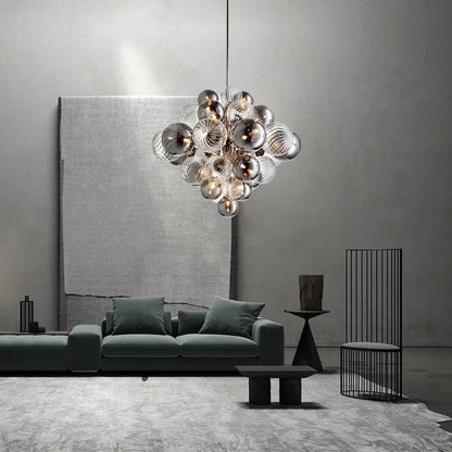 Decorbites™ Glas-Kugelleuchter LED-Hängeleuchte für nordisches luxuriöses Wohnzimmer