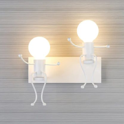 Decorbites™ Kleiner Iron Man Cartoon Wandlampe für Kinderzimmer, Schlafzimmer, Küche – Modernes Design