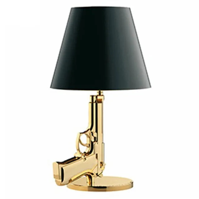 Gold Resin Floor Lamp