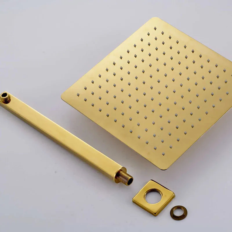 Gold Rainfall Bath Faucet