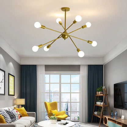 Decorbites™ LED-Deckenleuchter: Modernes & Industrielles Sputnik-Design für Wohnzimmer & Schlafzimmer