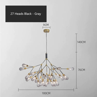 Decorbites™ Elegante Leuchtkäfer-Lüster – Luxuriöse nordische Beleuchtung für Schlafzimmer & Restaurant