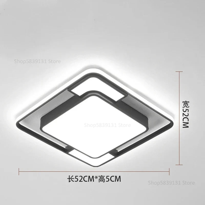 Decorbites™ Geometrische LED-Deckenleuchte: Moderne nordische Lichtluxus für die Wohnzimmerdekoration