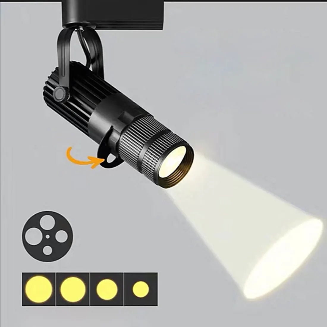 DecorBites™ LED Logo Projector with Manual Zoom and Focus - 5W to 30W