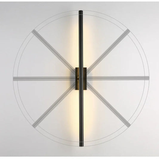 Decorbites™ Lineare Metallrohre LED Wandlampe Gold für modernes Wohnzimmer & Badezimmerspiegel