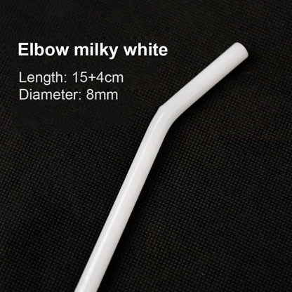 DecorBites™ Glass Straws Set - Eco-Friendly Reusable Colorful Drinking Tubes