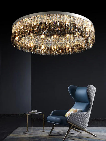 Decorbites™ Kristall-Chrom-Deckenleuchte – Einfache Moderne Nordische Beleuchtung für Wohnzimmer, Esszimmer und Schlafzimmer