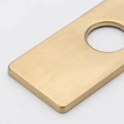DecorBites™ 4" Hole Cover Deck Plate for Sink Faucets - Black/Gray/Gold Finishes