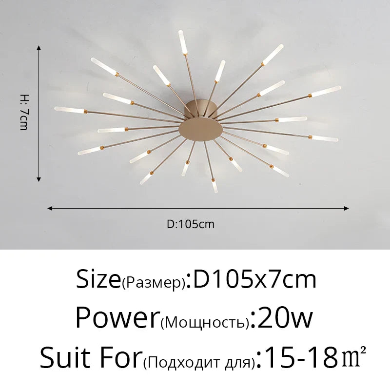 Acrylic Modern Ceiling Light