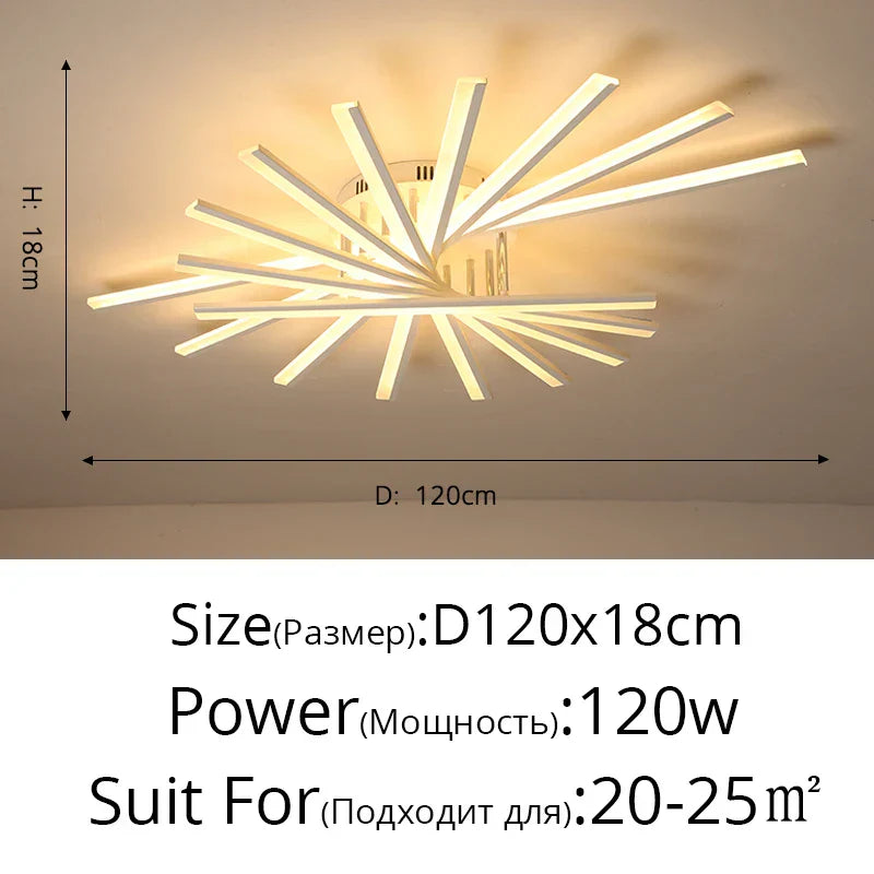 Decorbites™ LED-Deckenleuchter Innenbeleuchtung Wohnzimmer Schlafzimmer Flur Gang Leuchterarmatur