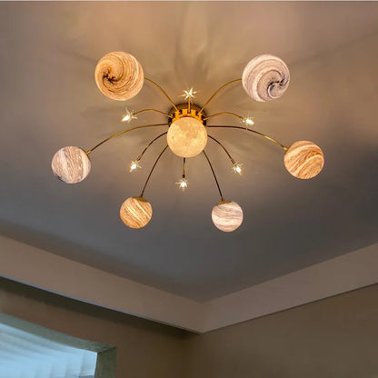 Decorbites™ Glasballen-Planet-Lüster für Kinderzimmer und Wohnzimmer