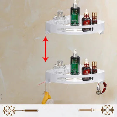 Gold White Bathroom Set