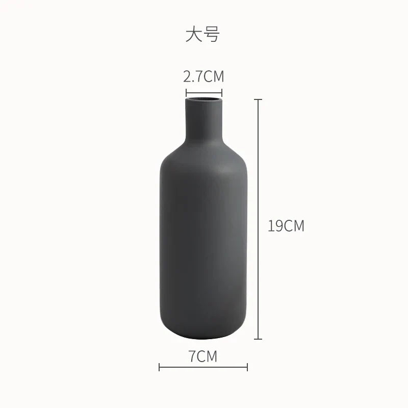 DecorBites™ Geometric Ceramic Vase: Abstract Hydroponics Flower Arrangement Home Decor