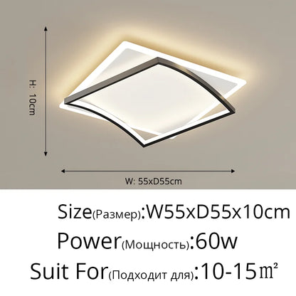 DecorBites™ LED Chandeliers Lights Dimming Modern Luminaire for Home Decor