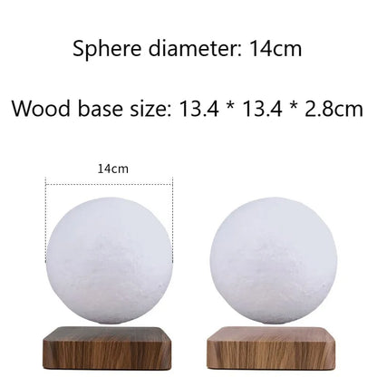 DecorBites™ Levitating Moon Lamp: LED Touch Night Light for Bedroom Decor & Gift