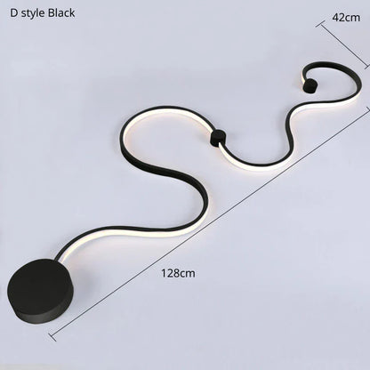 DecorBites™ Iron Body LED Wall Lamp for Bedroom, Living Room, Study - Modern Sconce Fixture
