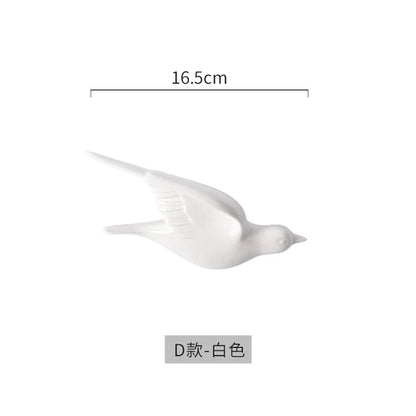 DecorBites™ Golden Bird Wall Hanging Modern Decor Pigeon Accessory