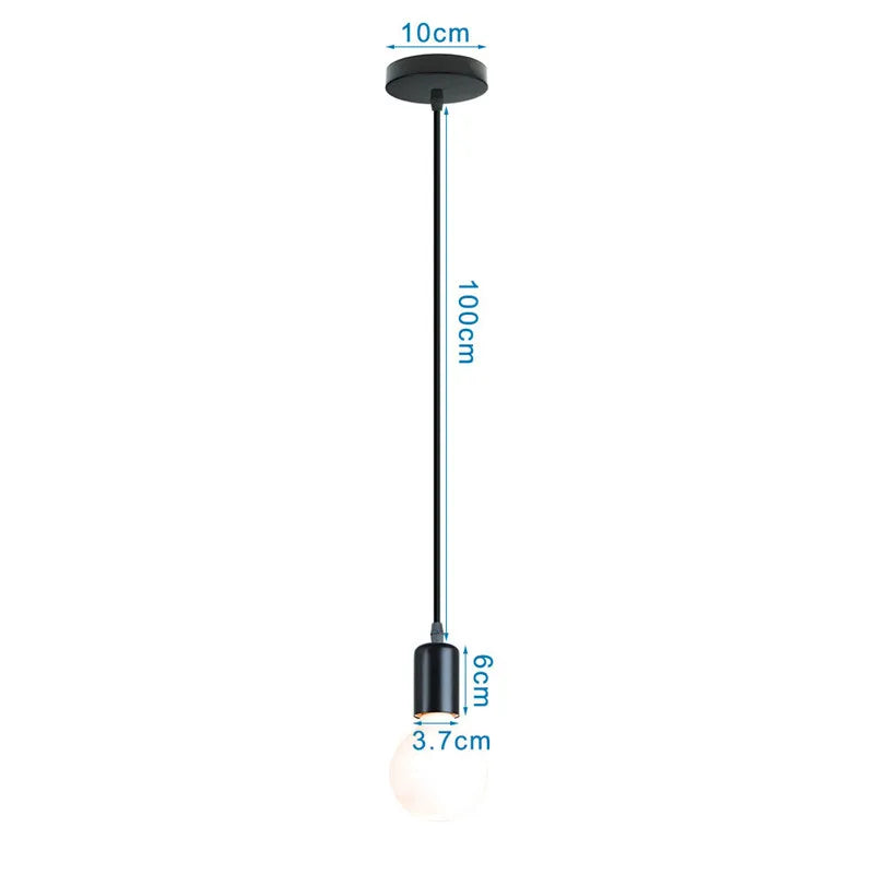 Decorbites™ Industrielles Nordisches Käfig-Pendant-Licht, Schwarzes Eisen Retro-Loft-Hängeleuchte