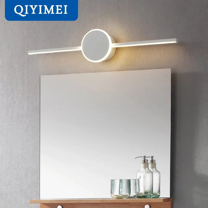 Decorbites™ LED-Wandleuchten - Weiß/Schwarzes Eisen & Aluminiumbasis, Acryl-Schirm, Spiegelleuchten