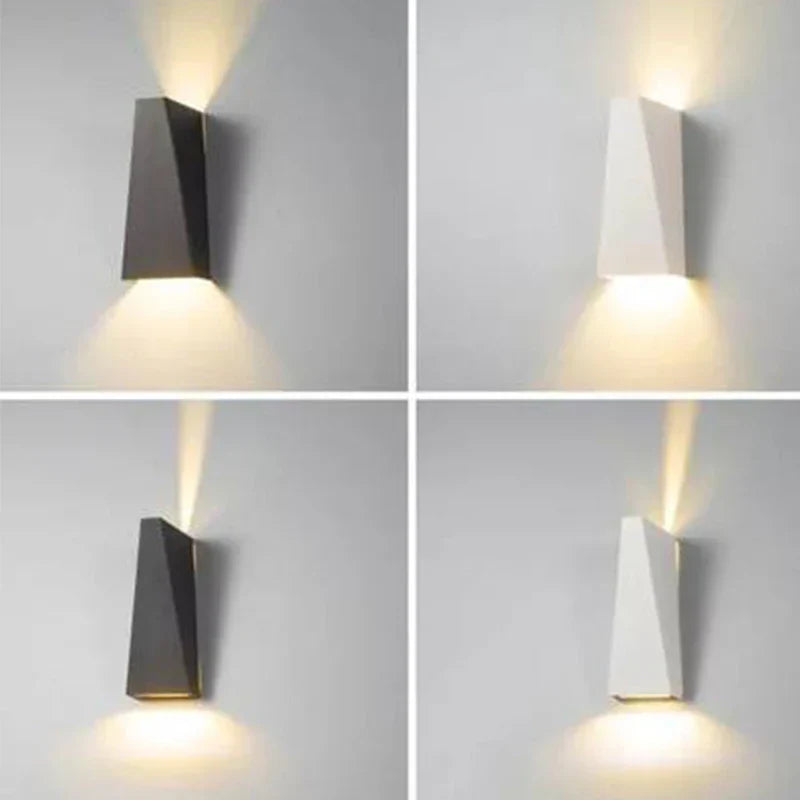 Decorbites™ Doppeltköpfige 10W LED Wandlampe für Schlafzimmer und Eingangsbereich, wasserdichte moderne Außenarmatur