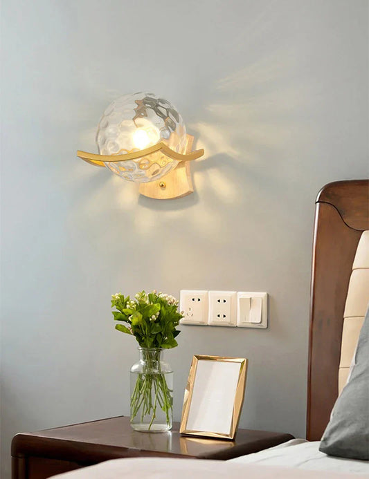 Decorbites™ Japanische Mond-Holzwandlampe - Minimalistisches Design - LED-Wandleuchten