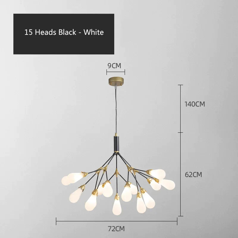 Decorbites™ Elegante Leuchtkäfer-Lüster – Luxuriöse nordische Beleuchtung für Schlafzimmer & Restaurant