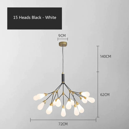 Decorbites™ Elegante Leuchtkäfer-Lüster – Luxuriöse nordische Beleuchtung für Schlafzimmer & Restaurant