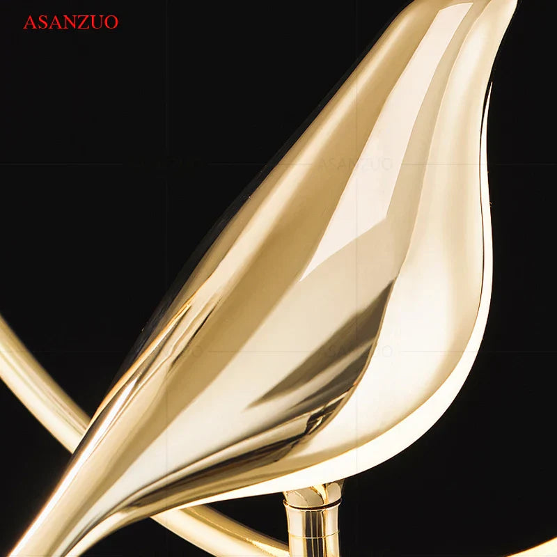 Decorbites™ Golden Bird LED Wandlampe: Modernes Design für Flur, Treppenhaus, Wohnzimmer, Schlafzimmer-Dekoration
